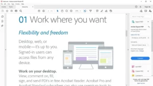 Adobe Acrobat Pro للكمبيوتر screenshot 1